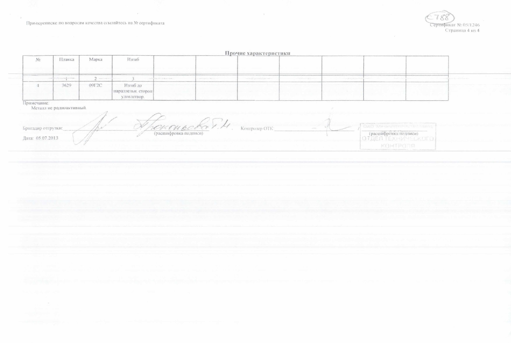 Сертификат на шестигранник 55 ст.45 от 2013-07 (1.4)